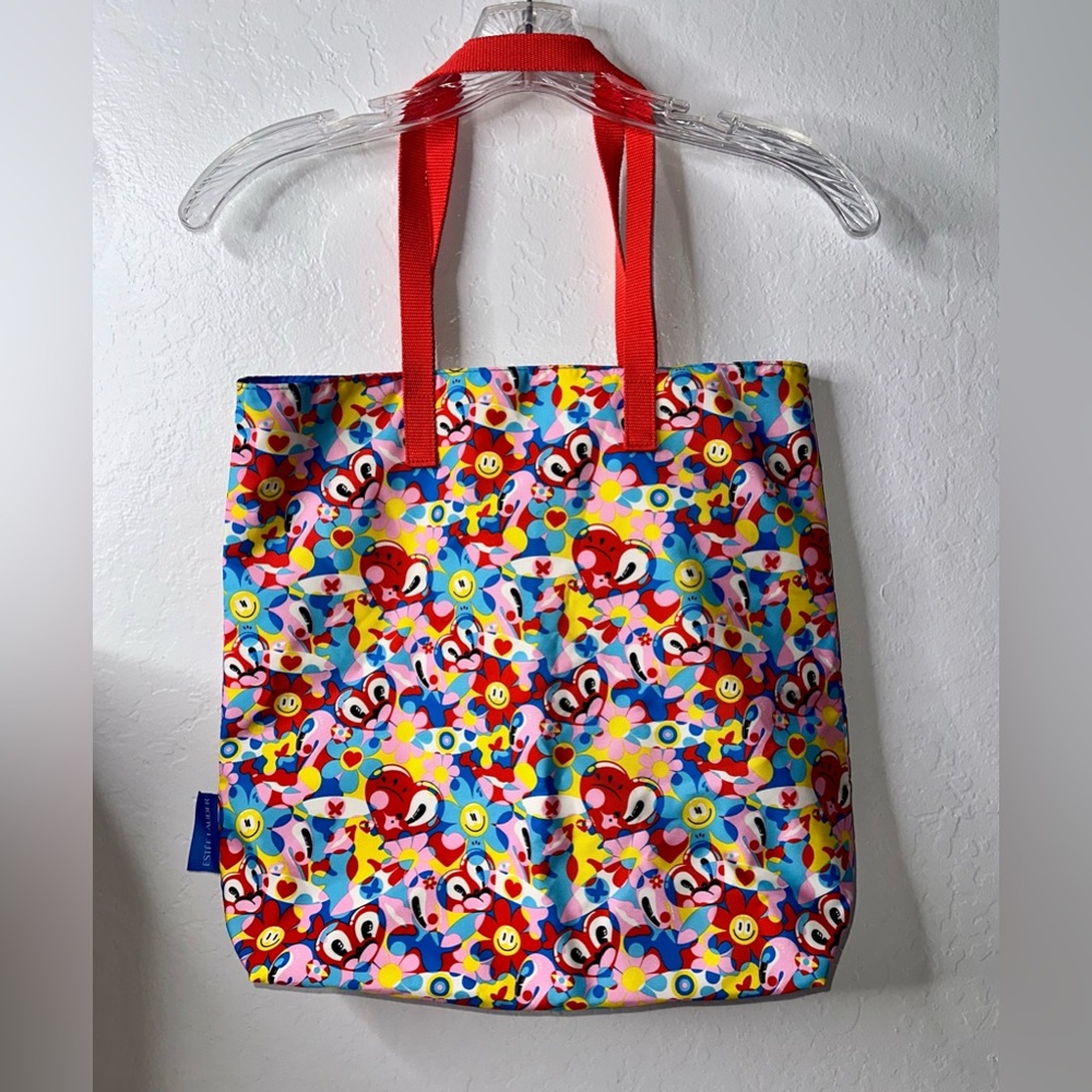 Estee Lauder Hattie Stewart Tote Bag Recycled Material Beach Colorful Bag Only